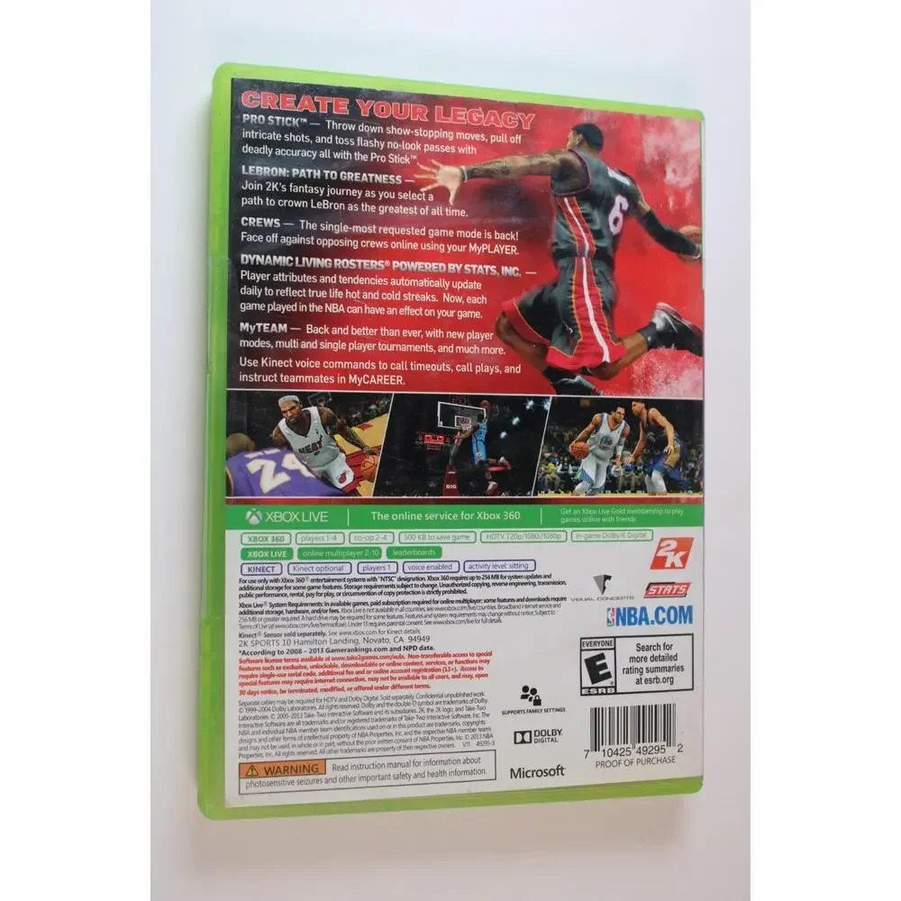 NBA 2K14 (Microsoft Xbox 360) Authentic, Complete, Tested/works